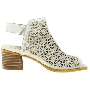 Earth Peep Toe Murano Mist Laser Cut Ankle Booties - Size 9.5